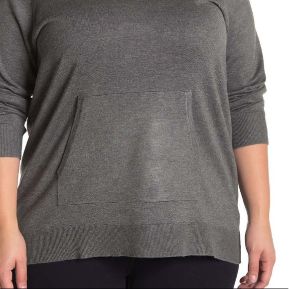 Cyrus Gray VNeck Pullover Sweater Sweatshirt Hoodie - Picture 5 of 5